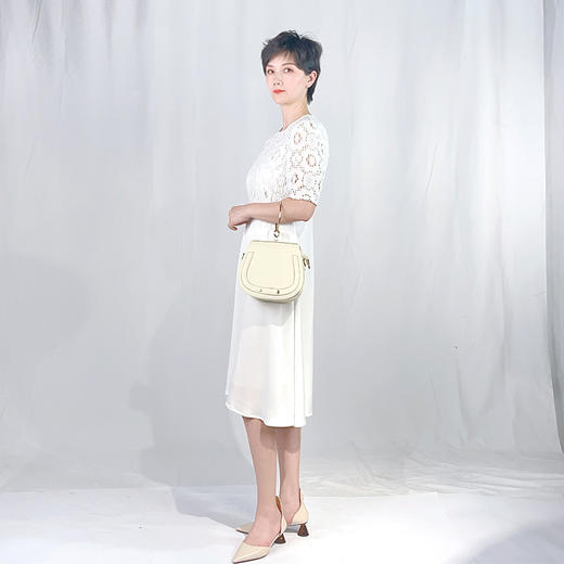 圣三利女装 仙女风花朵蕾丝中长拼接款连衣裙SL2017134 商品图2