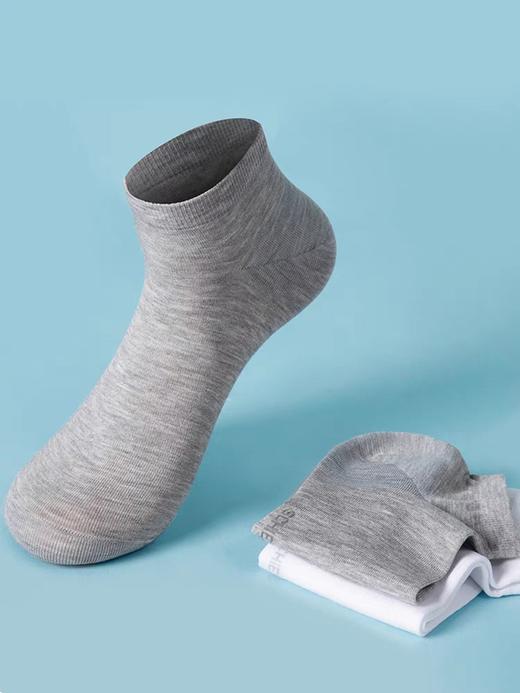 【吸汗透气商务袜】SCHIESSER舒雅袜子男士短袜吸汗透气粘纤商务休闲中筒袜夏季薄款35/21196K 商品图1