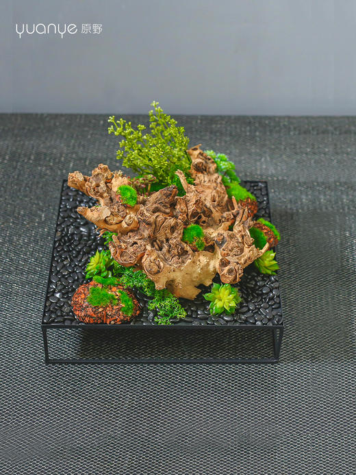 酒店新中式高端仿真花假花餐桌书房茶几售楼摆花装饰摆设绿植盆景 商品图0