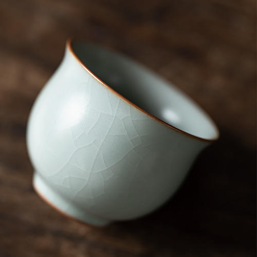 【丰子汝窑】【天青贵妃杯】茶杯手工开片主人杯陶瓷汝瓷单杯子个人品茗杯功夫茶具 商品图2