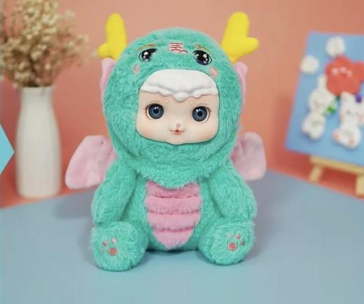 百变小蓝姆陆地海洋系列盲盒毛绒公仔手办车载摆件可爱少女心礼物潮玩棉花娃娃 商品图4