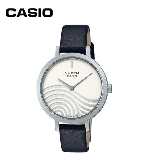 【时计廊】卡西欧 casio SHEEN气质石英女表礼盒装 送礼好选择送女友 SHE-C120L-7AUPFK 商品图0