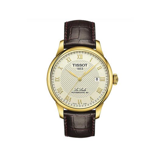 【全国联保2年】瑞士天梭TISSOT力洛克系列皮带机械男士手表 香港直邮 商品图2