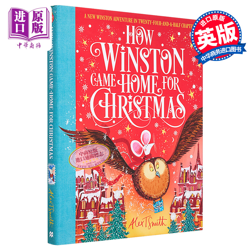 【赠音频】Alex T. Smith How Winston Came Home for Christmas 大耳鼠温斯顿的圣诞归家路 英文原版 亲子儿童绘本 9-12岁