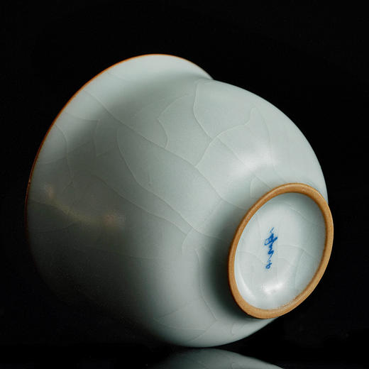 【丰子汝窑】【天青贵妃杯】茶杯手工开片主人杯陶瓷汝瓷单杯子个人品茗杯功夫茶具 商品图9