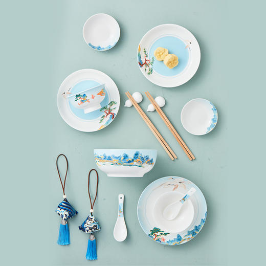 千里江山 16件餐具 商品图1