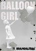 Banksy the girl with heart balloon- 全白 商品缩略图2
