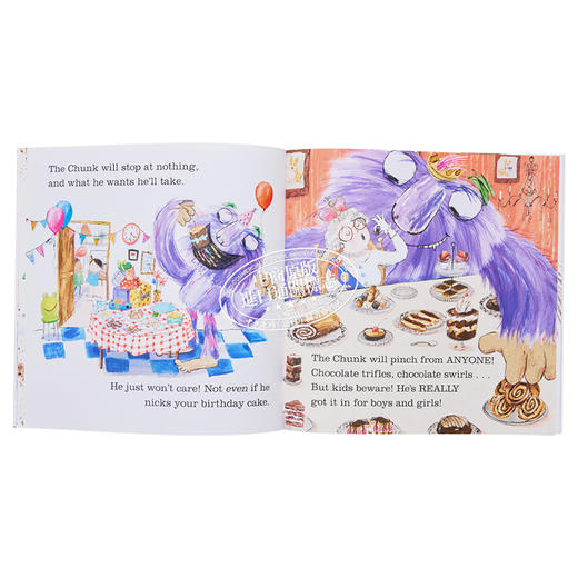 【中商原版】Laura Hughes The Chocolate Monster 巧克力小怪兽 英文原版 进口图书 儿童绘本 动物故事图画书 3-6岁 商品图5