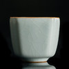 丰子汝窑【高四方杯】开片可养天青汝瓷主人茶杯个人品茗茶盏  115ml 商品缩略图6