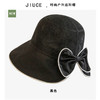 韩版拼色蝴蝶结渔夫帽遮阳帽帽黑胶太阳帽JC-M2291 商品缩略图7