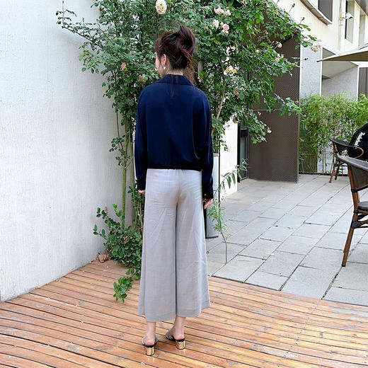 圣三利女装新春秋季纯色休闲外套SL121A10 商品图2