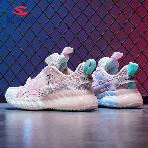 【防撞鞋头，稳固保护】2023夏新女童旋转纽扣单网运动鞋，男童镂空透气凉鞋，便携旋转纽扣穿脱方便，镂空织物鞋面柔软耐穿-SH 商品图3