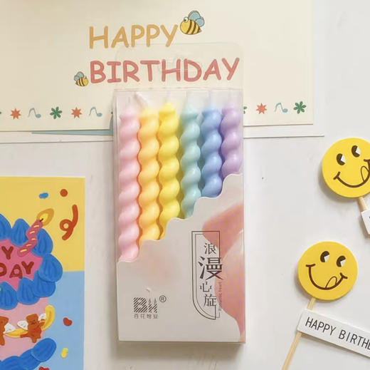 缤纷扭扭蜡烛 商品图0