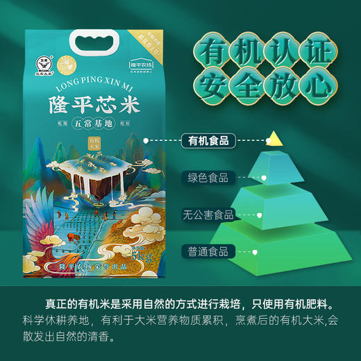 【惠州外运】隆平芯米 五常基地2.5kg/5kg 五常有机大米 商品图2