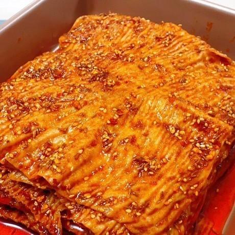 【试试自己DIY东北大辣片】东北老豆皮  500g*2袋   （送料包45g*2袋） 商品图0