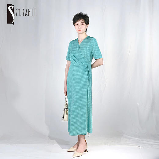 圣三利女装夏季中长款连衣裙SL2027154 商品图0