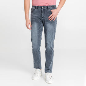 布兰施男士美式复古休闲牛仔裤