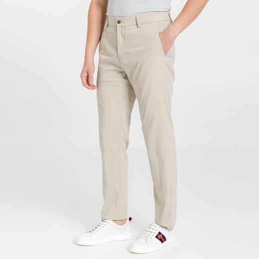 布兰施男士舒适棉混纺休闲裤 商品图1