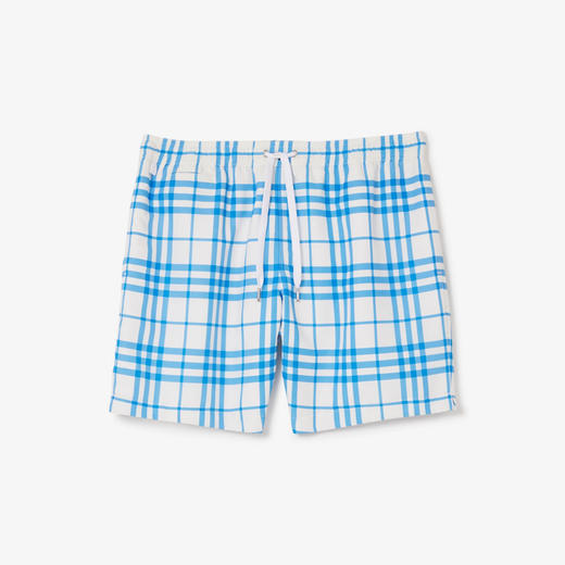 BURBERRY 巴宝莉 男士格纹抽绳式游泳裤 格子 8066243 B4547 商品图0