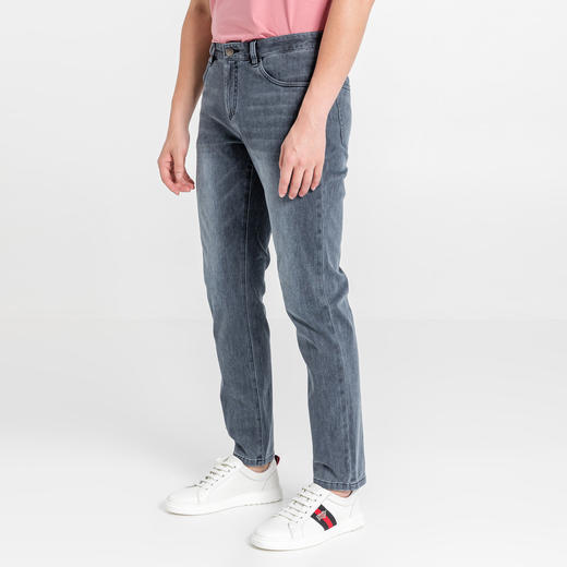 布兰施男士美式复古休闲牛仔裤 商品图1