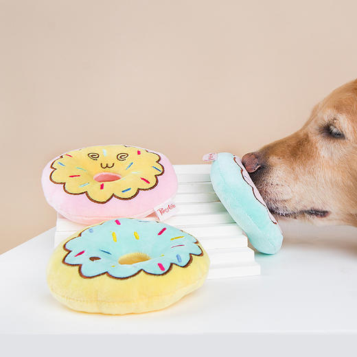 【宠物用品】-狗狗耐咬甜甜圈互动玩具 商品图3