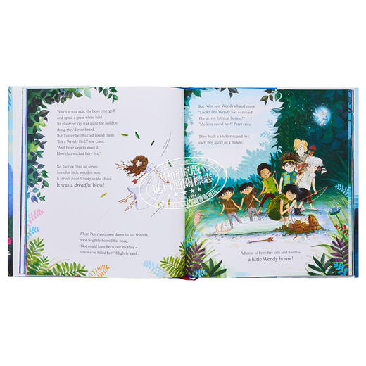 【中商原版】Sarah Warburton Peter Pan 彼得潘 精装儿童文学绘本 Nosy Crow经典系列 故事读物图画书 英文原版 进口小初文学 商品图6