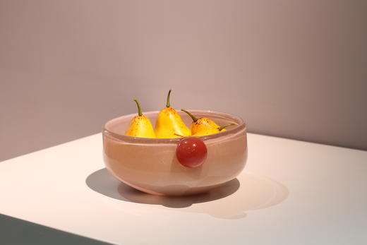 磁粉粉色球球玻璃花瓶花器器皿摆件水果盘 商品图2