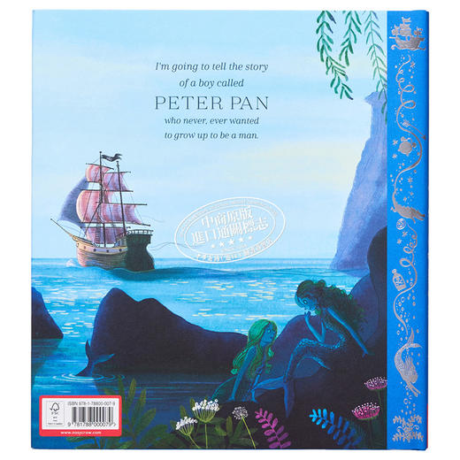 【中商原版】Sarah Warburton Peter Pan 彼得潘 精装儿童文学绘本 Nosy Crow经典系列 故事读物图画书 英文原版 进口小初文学 商品图1