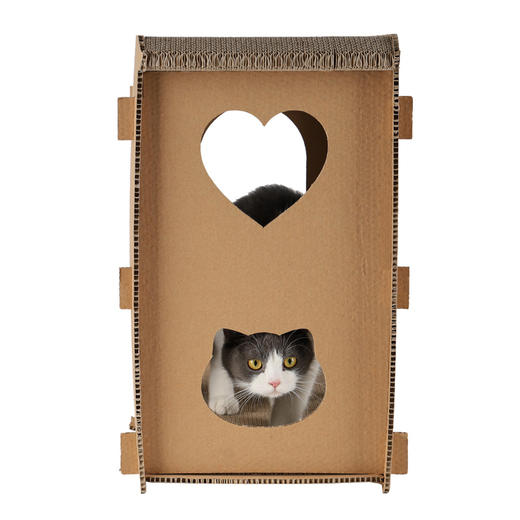 【宠物用品】-创意宠物猫抓板大号瓦楞纸双层猫窝 商品图1