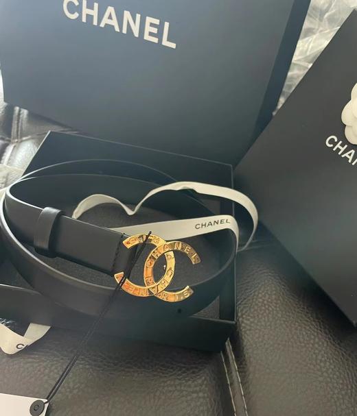 进出专柜小香经典镂空扣腰带 头层双面牛皮精致腰带 商品图11