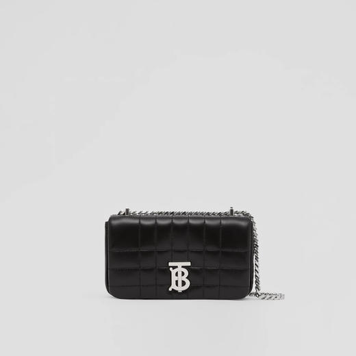 BURBERRY 巴宝莉 女士TB专属标识迷你 Lola 萝纳包 黑色 8064850 A1665 商品图0