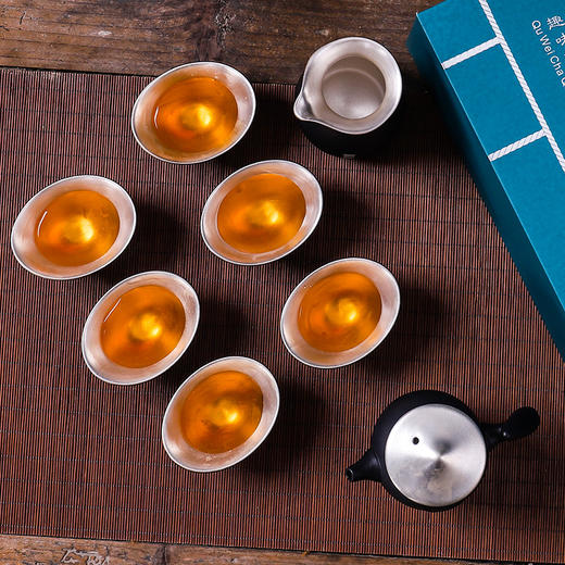 江湖鎏银工艺茶具八件套 商品图7