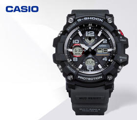 【时计廊】卡西欧（CASIO） G-SHOCK GWG-100泥王运动男表太阳能防水手表 GWG-100-1A8PFT太阳能+防泥