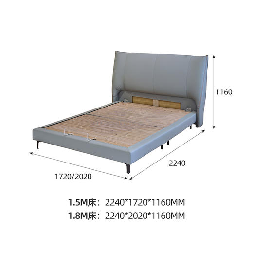 喜梦宝成人软床硅胶皮床双人床 商品图1