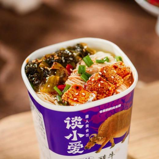 谈小爱   酸菜牛肉面   93克*6桶装 商品图1