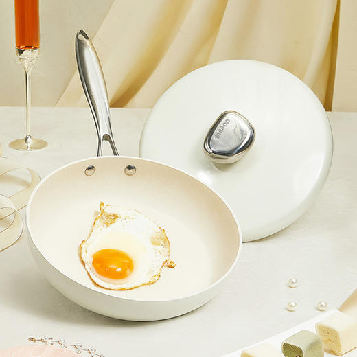 鹅卵石不粘煎锅（26cm）白玉兰-Velosan 商品图3