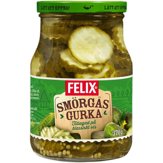 菲力斯切片酸黄瓜370g 商品图0