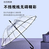 「高颜值！加固16骨」16骨透明伞 抗风自动纯色小清新网红伞透明直杆雨伞居家日用 商品缩略图1
