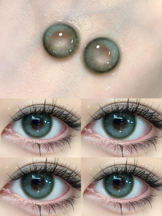 Claire color旗下 ·薄荷青提&冰川极光&哈基米灰&水光小鹿｜ 14.5mm白狮参考着色中等直径｜韩产年抛 2片 商品图2