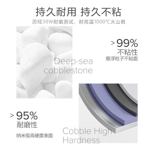 鹅卵石不粘汤锅（24cm）白玉兰-Velosan 商品图2