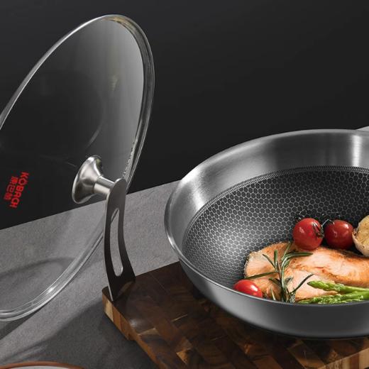 【分仓直发包邮】康巴赫-汉诺威304蜂窝炒锅KGH-C32N 商品图1