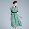 DNO-3DA8857夏季休闲裙子大码收腰显瘦连衣裙 商品缩略图0