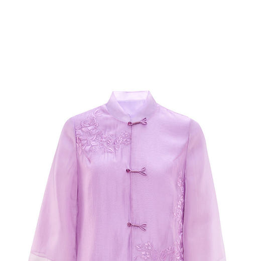 新款国风，刺绣感宽松新中式盘扣上衣FL9327 商品图4