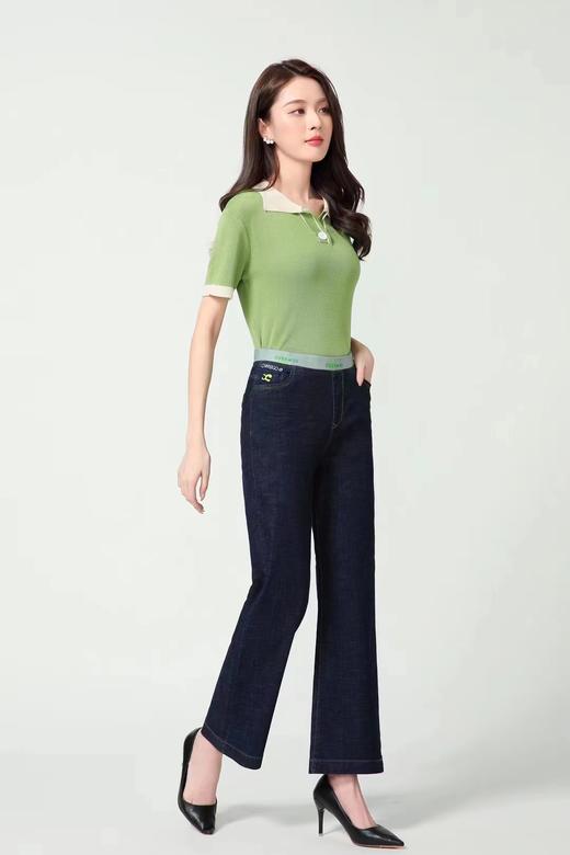 女牛仔蓝长裤018 商品图3