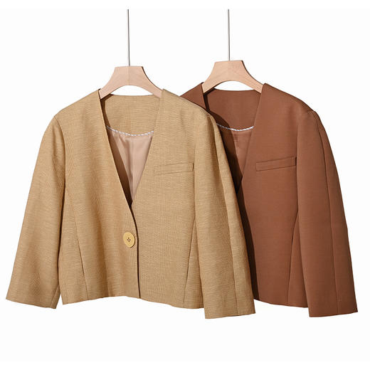 V领短外套 商品图0