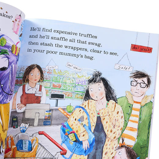 【中商原版】Laura Hughes The Chocolate Monster 巧克力小怪兽 英文原版 进口图书 儿童绘本 动物故事图画书 3-6岁 商品图3