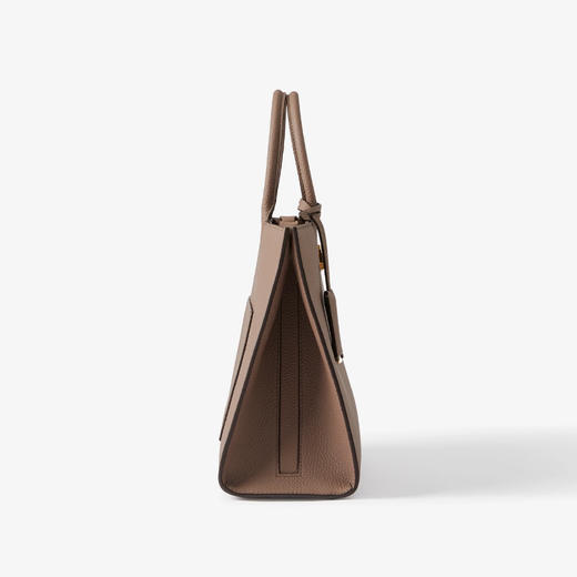 BURBERRY 巴宝莉 女士粒纹TB专属标识小号 Frances 包 浅棕色 8060975 B3500 商品图1