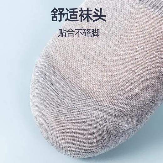 【隐形船袜】SCHIESSER舒雅船袜女夏季冰丝隐形防滑透气情侣浅口短袜黑白色防掉根30/21195K 商品图3