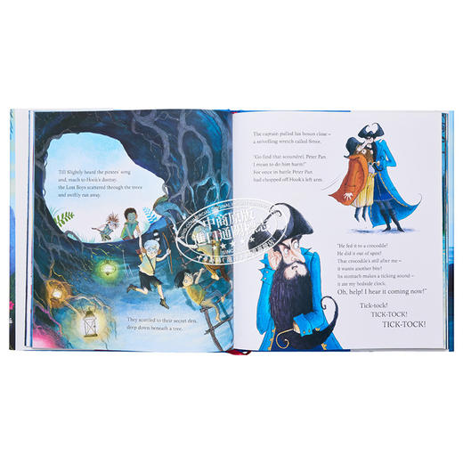 【中商原版】Sarah Warburton Peter Pan 彼得潘 精装儿童文学绘本 Nosy Crow经典系列 故事读物图画书 英文原版 进口小初文学 商品图5