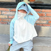 【拼色冰清系列防晒衣】身体面部无死角防晒，柔滑亲肤轻薄舒适，透气防闷简约好搭儿童防晒衣夏天透气大帽檐拼色冰感防蚊皮肤衣，男女宝宝户外防晒服 商品缩略图3